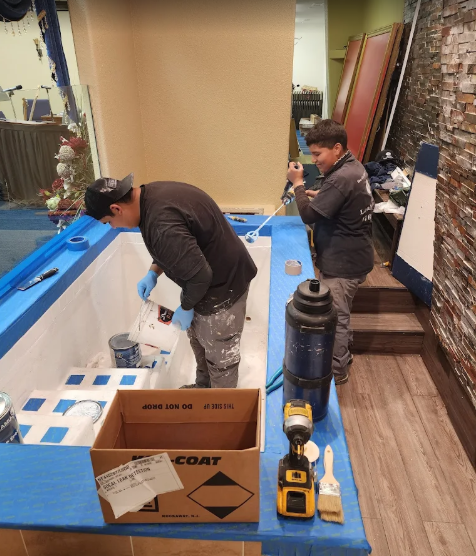 Tub refinishing project
