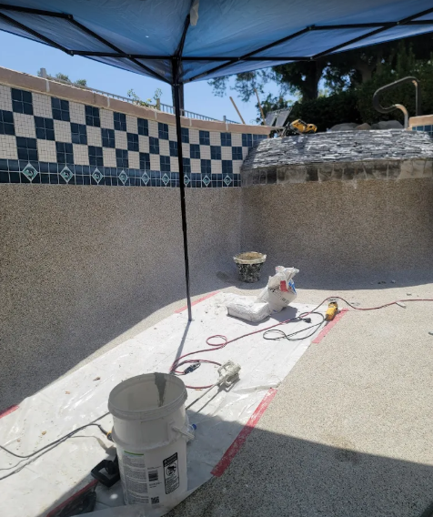 Pool replaster and tile